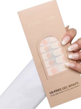 NWT UV-Free Gel Nail Wrap set/3 - Nude, Pink and Classic French